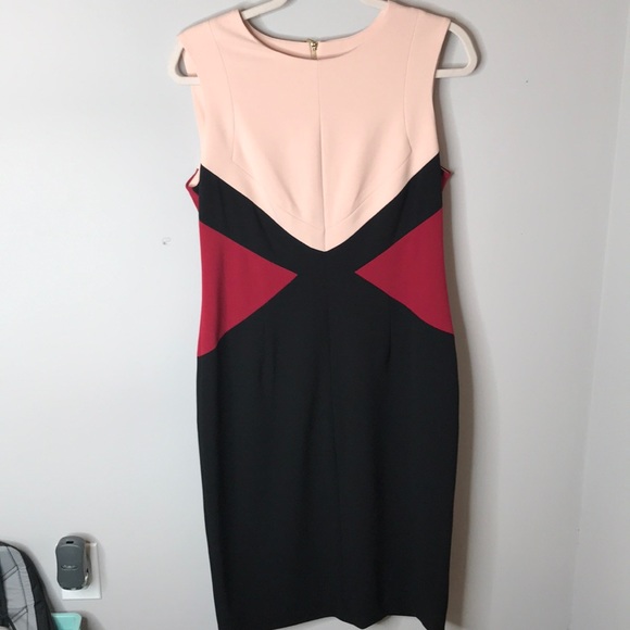 Calvin Klein Dresses & Skirts - Calvin Klein • Black Multi Dress Sz 10